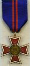Brandweer, Medaille voor 12 jaar Trouwe Dienst. Maker: Van Veluw, Zeist. Prijs: .35,-