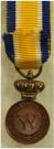 Eremedaille Orde van Oranje Nassau brons draagminiatuur, diameter 13,5mm. Prijs: .27,50