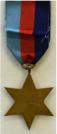 GB: 1939-1945 Star. Campaign medal, uitgereikt voor ten minste 6 maanden operational service. 
