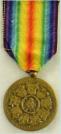 Belgi: Overwinningsmedaille (Interallied Victory Medal) 1914-1918. WO1. Ingesteld 1919. Prijs: .22,50