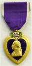 USA: Purple Heart Medal. For those wounded or killed as result of enemy action. Maker: Lordship Industries. Ingesteld 1932. Afb: George Washington. Prijs: .135,-