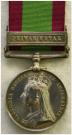 Groot-Brittanni: Afghanistan Medal. Ingesteld 1881. Zilver. Met gesp 'Peiwar Kotal'. Op naam van: Sowar Abdool Kadeer Khan 8th Bengal Cavalery. Prijs op aanvraag. 