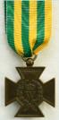 Metalen Kruis 1830-1831 voor Vrijwilligers. Ingesteld in 1831. Voor deelname aan de Tiendaagse Veldtocht. Brons van veroverde kanonnen. Prijs: .145,-