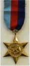 GB: 1939-1945 Star. Campaign medal, uitgereikt voor ten minste 6 maanden operational service. Op naam: 43050 W. Slow. Prijs: .30,-