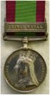 Groot-Brittanni: Afghanistan Medal. Ingesteld 1881. Zilver. Met gesp 'Peiwar Kotal'. Op naam van: Sowar Abdool Kadeer Khan 8th Bengal Cavalery. Prijs op aanvraag. 