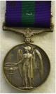Groot-Brittanni: General Service Medal 1918-1962. Ingesteld 1923. Zilver. Met gesp 'Palestine 1945-1948'. Op naam van: 4612114 Sjt. H. Simms D.W.R. (Duke of Wellington's Regiment). Prijs: .145,-