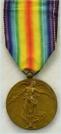 Belgi�: Overwinningsmedaille Victory Medal 1914-1918. Eerste Wereldoorlog. Ingesteld 1919. Brons. Prijs: �.25,-