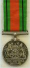 Keerzijde van GB: Defence Medal. Uitgereikt voor militaire / civiele verdienste ter ondersteuning van de war effort.