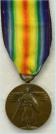 USA: Victory Medal 1914-1918. Eerste Wereldoorlog. Ingesteld 1919. Brons. Aan hangend lint. Prijs: �.65,-