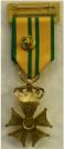 Vierdaagsekruis / Kruis voor Betoonde Marsvaardigheid. Voor de derde deelname. Maker: Van Veluw,Zeist. Prijs: 