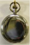 Stopwatch van maker Junghans. Nikkelen kast. Wijzerplaat met 60-secondenverdeling. Prijs: �.175,-