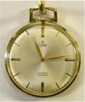 Verguld zakhorloge dresswatch. Maker: Stowa. Vergulding 20 micron. Prijs: �.225,-