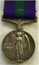 Groot-Brittanni�: General Service Medal 1918-1962. Ingesteld 1923. Zilver. Met gesp 'Palestine 1945-1948'. Op naam van: 4612114 Sjt. H. Simms D.W.R. (Duke of Wellington's Regiment). Prijs: �.145,-